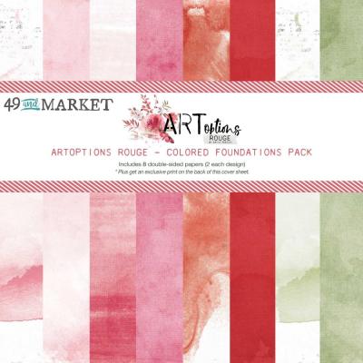 49 And Market ARToptions Rouge Cardstock - Collection Pack Foundations