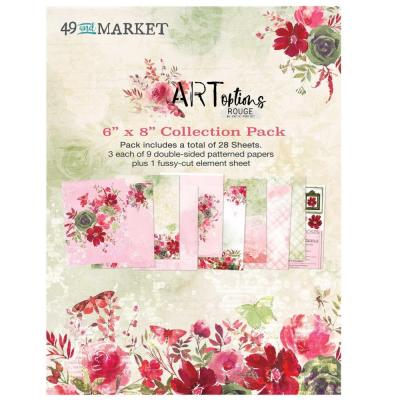 49 And Market ARToptions Rouge Designpapiere - Collection Pack