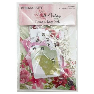 49 And Market ARToptions Rouge Die Cuts - Tag Set