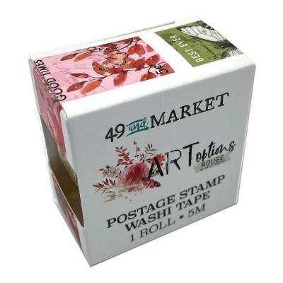 49 And Market ARToptions Rouge Washi Tape - Postage Stamp