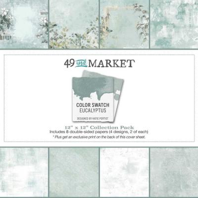 49 And Market Color Swatch: Eucalyptus Designpapiere - Collection Pack