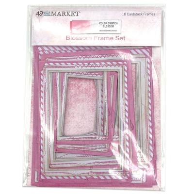 49 And Marke Color Swatch: Blossom Die Cuts - Frame Set