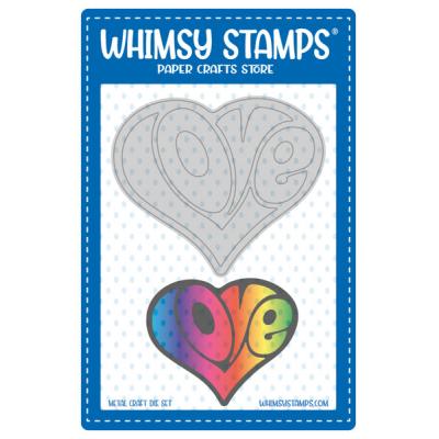 Whimsy Stamps Denise Lynn and Deb Davis Die - Love Heart
