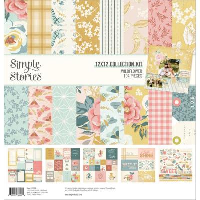 Simple Stories Wildflower Designpapiere - Collection Kit