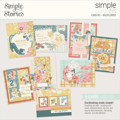 Simple Stories Wildflower Die Cuts - Cards Card Kit