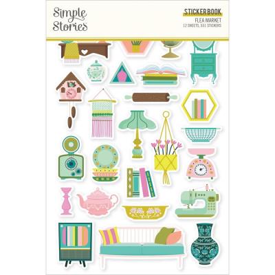 Simple Stories Flea Market Sticker - Sticker Book