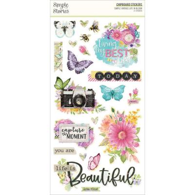 Simple Stories Simple Vintage Life In Bloom Sticker - Cardstock Stickers