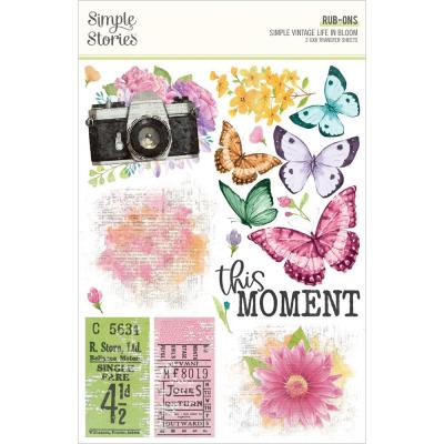 Simple Stories Simple Vintage Life In Bloom Sticker - Rub-Ons