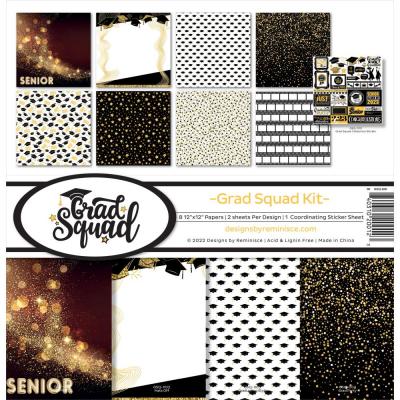 Reminisce Grad Squad Designpapiere - Collection Kit