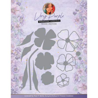 Find It Trading Yvonne Creations Very Purple Dies - Flowers