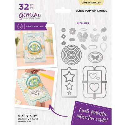 Gemini Floral Elements Dies - Slide Pop-Up Cards