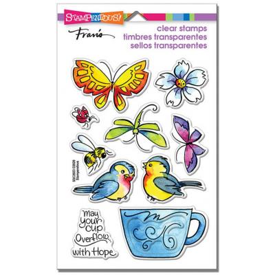 Stampendous Clear Stamps - Winged Cup