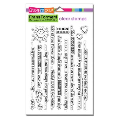 Stampendous Clear Stamps - Sun Lines FransFormer