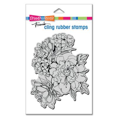 Stampendous Cling Stamp - Sketchy Blooms