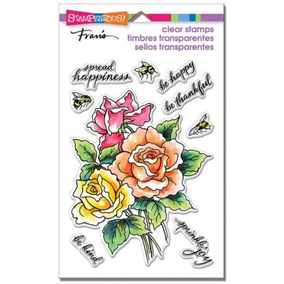 Stampendous Clear Stamps - Roses Be Happy
