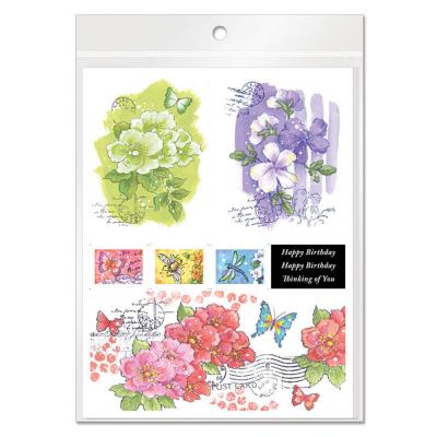 Stampendous Quick Card Panels - Floral Clusters