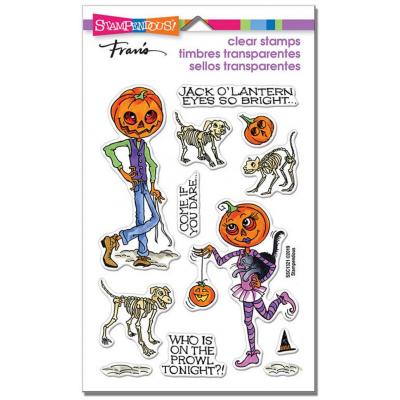 Stampendous Clear Stamps - Pumpkin People