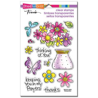 Stampendous Clear Stamps - Pop Bouquet