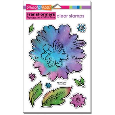 Stampendous Clear Stamps - Peony