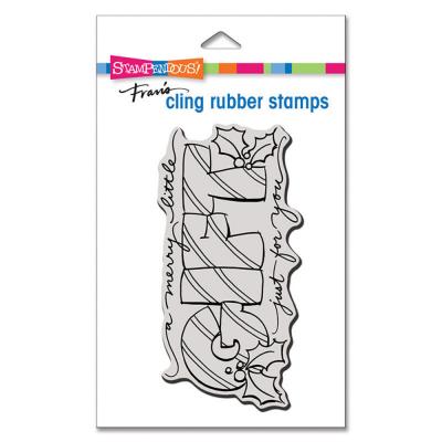 Stampendous Cling Stamp - Merry Gift Mini