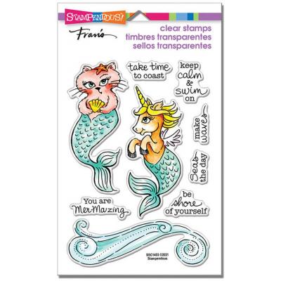 Stampendous Clear Stamps - Mermaid Pals