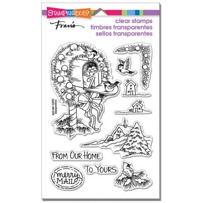 Stampendous Clear Stamps - Mailbox Wreath