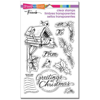 Stampendous Clear Stamps - Mailbox Birdies