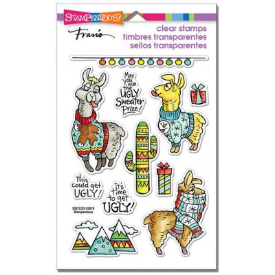 Stampendous Clear Stamps - Llama Sweaters