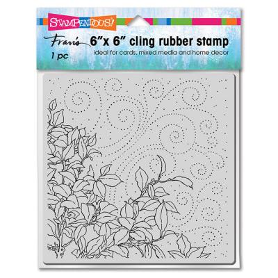 Stampendous Cling Stamp - Leafy Breeze