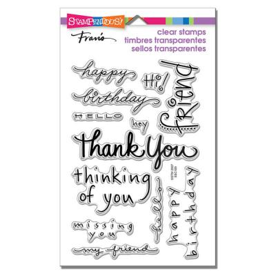 Stampendous Clear Stamps - Happy Messages