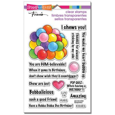 Stampendous Clear Stamps - Gumball Greetings