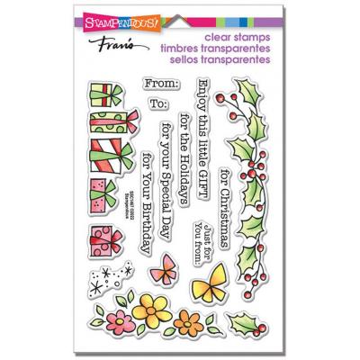 Stampendous Clear Stamps - Gift Border