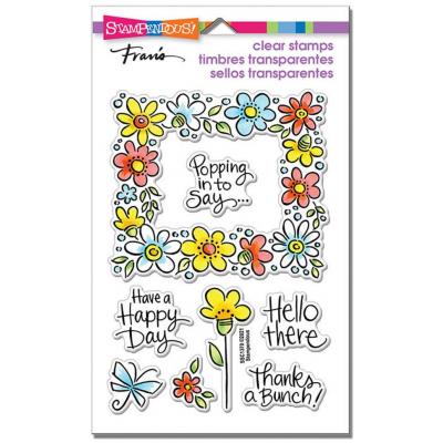 Stampendous Clear Stamps - Flower Frame