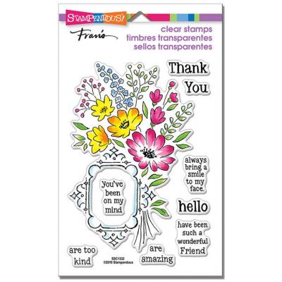 Stampendous Clear Stamps - Floral Frame