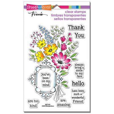 Stampendous Clear Stamps - Floral Frame