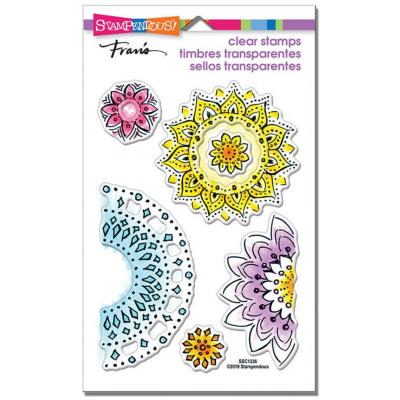 Stampendous Clear Stamps - Floral Circles