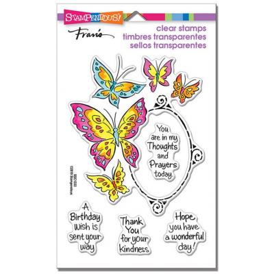 Stampendous Clear Stamps - Butterfly Frame