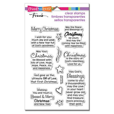 Stampendous Clear Stamps - Blessed Christmas
