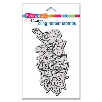 Stampendous Cling Stamp - Birdie Banner Mini