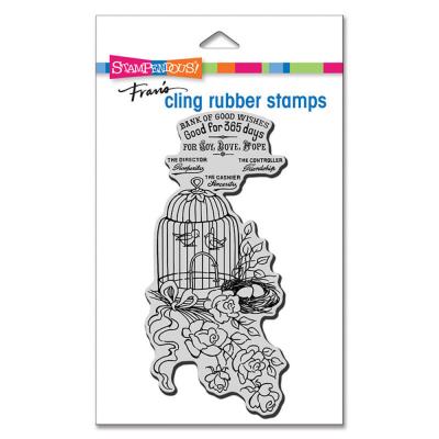 Stampendous Cling Stamp - Birdhouse Bank Mini