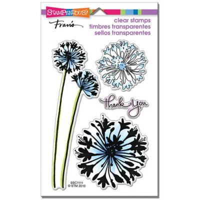 Stampendous Clear Stamps - Agapanthus Thank You