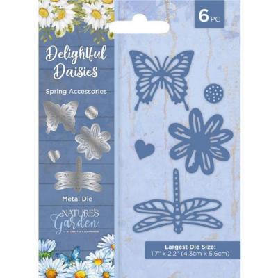 Crafter's Companion Delightful Daisies Metal Die - Spring Accessories