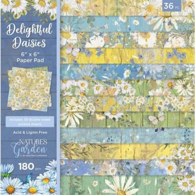 Crafter's Companion Delightful Daisies Designpapiere  - Paper Pad