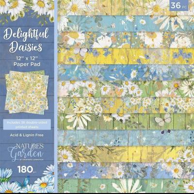 Crafter's Companion Delightful Daisies Designpapiere  - Paper Pad