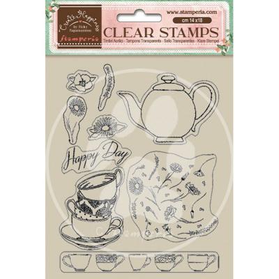 Stamperia Welcome Home Clear Stamps - Cups