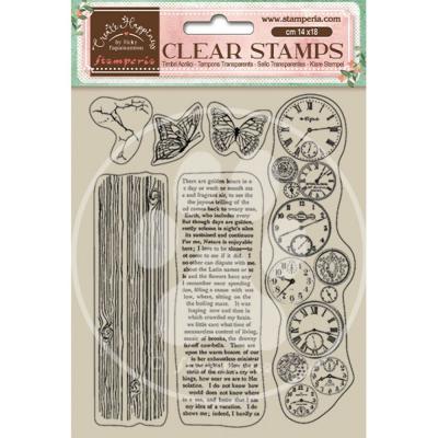 Stamperia Welcome Home Clear Stamps - Clocks
