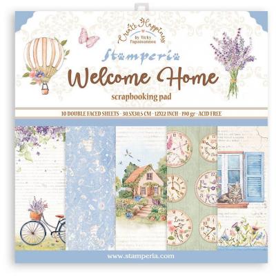 Stamperia Welcome Home Designpapiere - Paper Pack