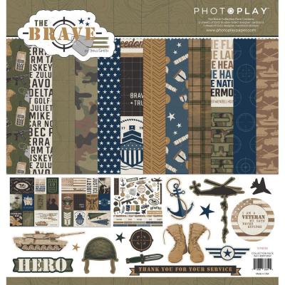 Photoplay Paper The Brave Designpapiere - Collection Pack