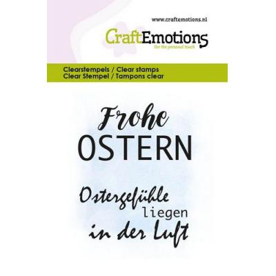 CraftEmotions deutsch Clear Stamps - Frohe Ostern