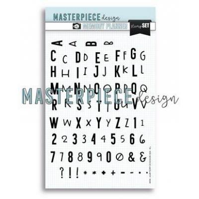 Masterpiece Design Clear Stamps - Double Alphabet